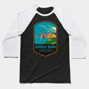 Durdle Door Jurassic Coast Dorset (Back View) Baseball T-Shirt